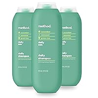 Everyday Shampoo, Daily Zen with Cucumber, Green Tea, and Seaweed Scent Notes, Paraben and Sulfate Free, 14 oz (Pack of 3)