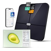 Greater Goods Verve Smart Scale with Accucheck and Nutrition Facts Food Scale for Meal Prep. Designed in St. Louis. Black/Sage Green