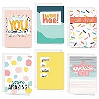 Modern Appreciation Notecards / 24 Thank You Greeting Cards Set / 3 1/2