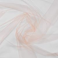 Expo International Decorative Matte Tulle Fabric Bolt of 54 inch X 40 Yards | Rose Gold
