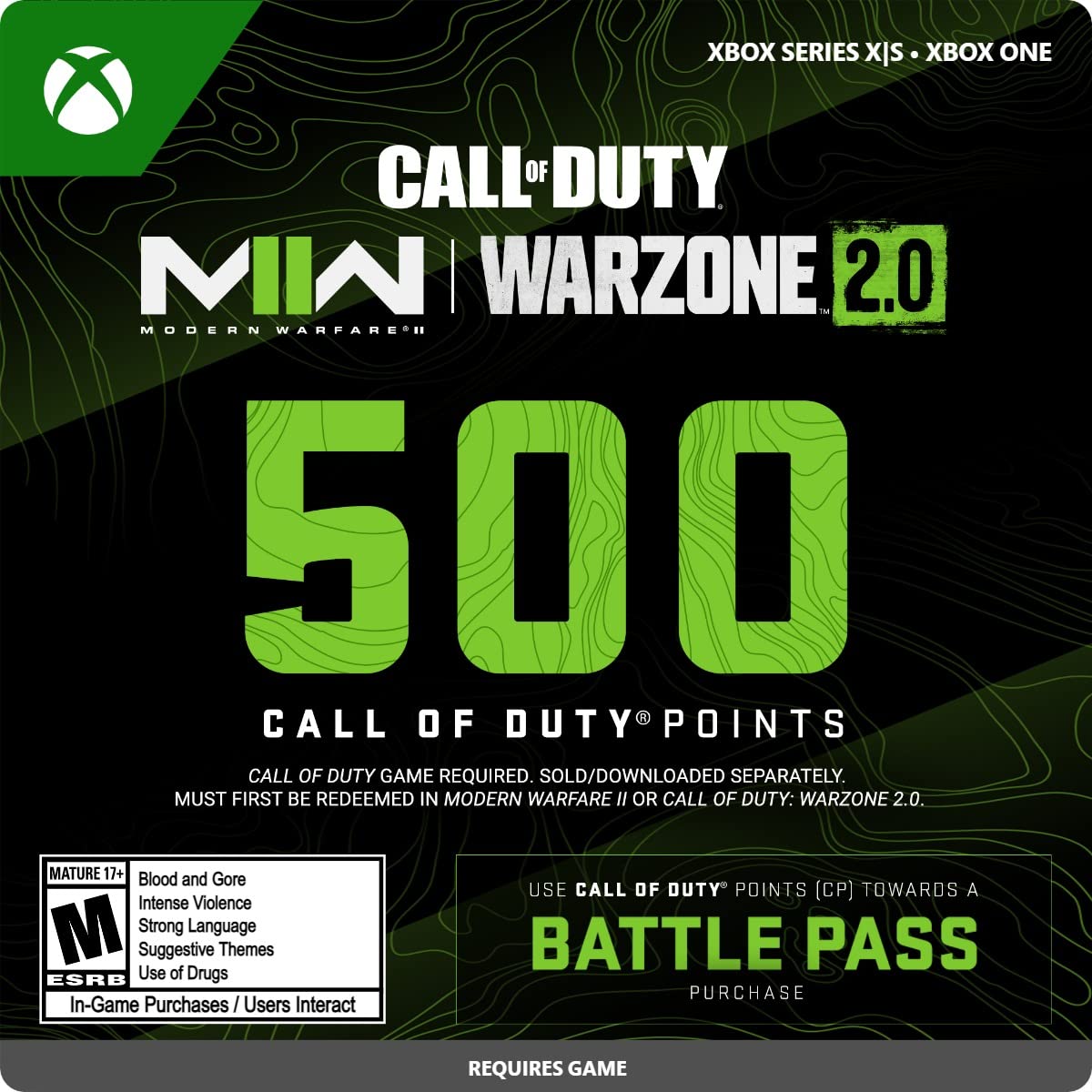 Call of Duty 500 Points - Xbox [Digital Code]