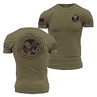 Grunt Style Realtree Edge®- Rifle Flag Men's T-Shirt