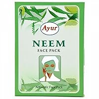 AYUR HERBAL NEEM Antiseptic FACE PACK POWDER - PACK OF 6 (100GM6) 600 Gms