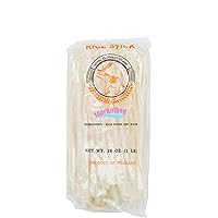 Pad Thai Rice Stick Noodles, 5mm Width, 16 Ounce Bag