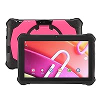 7 Inch Portable Kids Tablet, 1080P Full HD Tablet, 10, Octa Core CPU, 4GB+32GB, 1960x1080, Learning Education Tablet for Toddlers ()