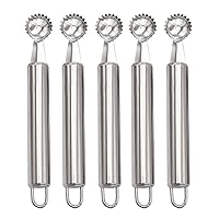 5 Pack Fruit Pullers Tomato Stem Removers Practical Cherry Tomato Corer Tool Stainlesss Steels Strawberry Hullers Kitchen Device