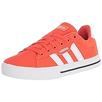 Adidas Daily 3.0 Skate Shoe, Semi Solar Red/White, 3 US Unisex Little Kid