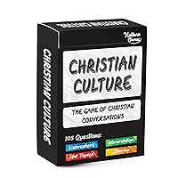Christian Culture - The Game of Christian Conversations - Fun & Thought Provoking Conversation Starters About God, Christianity & Life – Christian Cards for Bible Study or Youth Groups