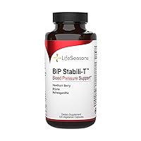 LifeSeasons - B/P Stabili-T - Supports Cardiovascular Health and Blood Circulation - with Ashwagandha, Hawthorn Berry - 120 Capsules