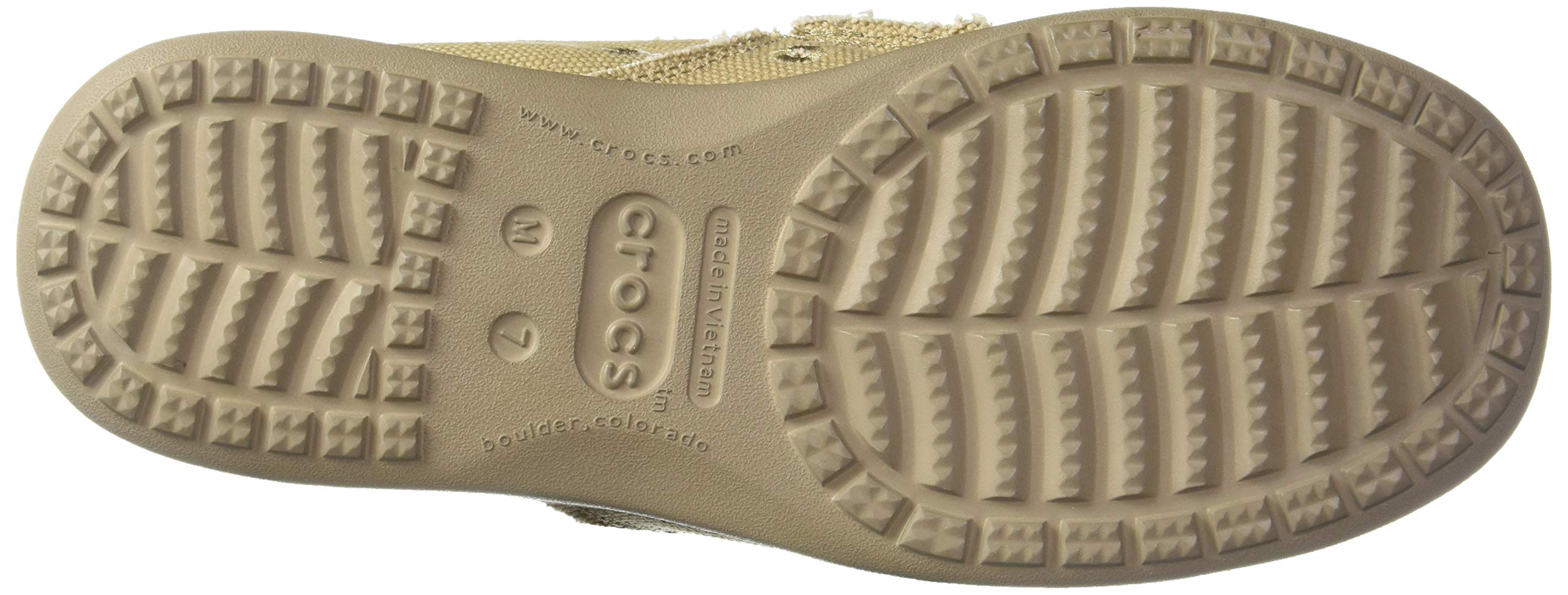 Crocs Men's Santa Cruz Canvas Linen Slip On Loafer