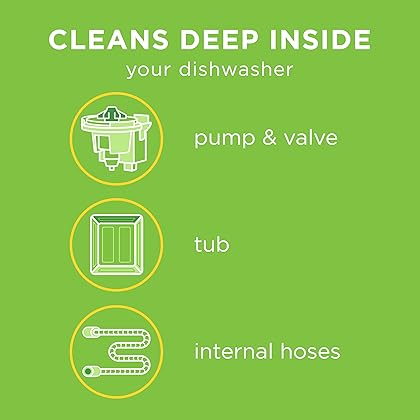 Affresh Dishwasher Cleaner, Helps Remove Limescale and Odor-Causing Residue, 6 Tablets