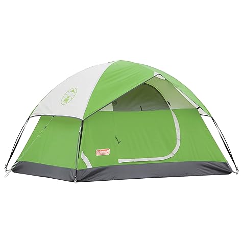 Coleman Sundome Camping Tent, 2/3/4/6 Person Dome Tent with Snag-Free Poles for Easy Setup in Under 10 Mins, Included Rainfly Blocks Wind & Rain, Tent for Camping, Festivals, Backyard, Sleepovers