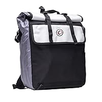Case-It Laptop Backpack 2.0 with Hide-Away Binder Holder, Fits 13 Inch and Some 15 Inch Laptops, Black (BKP-202-BLK)