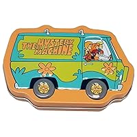 Scooby-Doo and the Gang Sour Green Apple Flavored Candy - (1) Collectible Tin filled with The Mystery Machine Van Shaped Candies