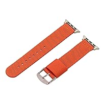 Clockwork Synergy- 2 Piece SS RAF NATO Watch Band, Apple Watch Bands Compatible with Apple Watch 42mm for iWatch Series