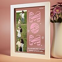 EGD Personalized Acrylic Plaque for Mom Gifts | Custom Your Mothers Day Gifts for Her Favorite Photos | Photo Collage for Sister Gifts from Sisters | Gifts for Mom | Optional LED Lights (Mom)