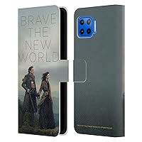 Head Case Designs Officially Licensed Outlander Brave The New World Season 4 Art Leather Book Wallet Case Cover Compatible with Motorola One 5G