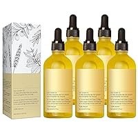 Houdini Natural Vegan Hair Growth Oil - Rosemary Oil for Hair Growth Serum, Pure Natural Hair Density Essential Oil, Plant Extract Hair Growth Oil for Dry Damaged Hair (5Pcs)