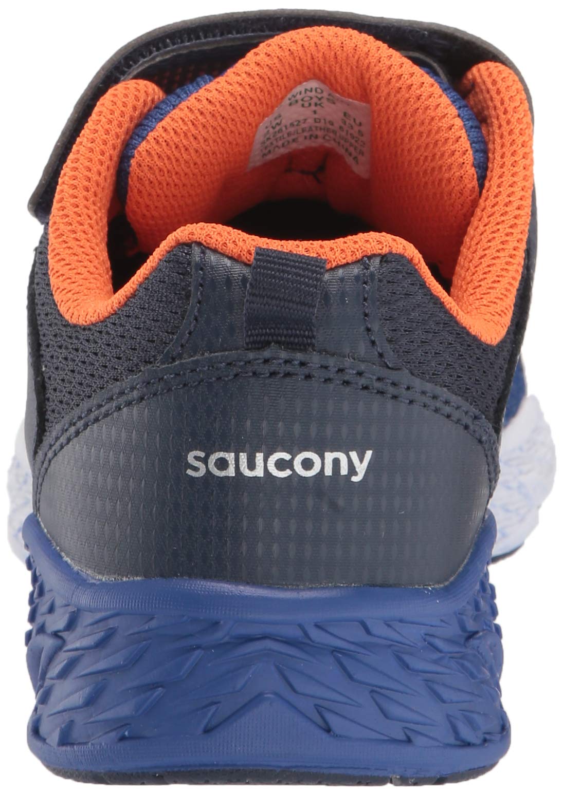 Saucony Unisex-Child Wind Alternative Closure Running Shoe