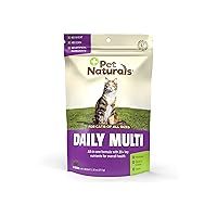 Daily Multivitamin for Cats with Biotin, Taurine and Arginine, 30 Fish Flavored Chews