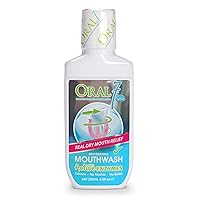 Dry Mouth Mouthwash Alcohol Free Oral Rinse with Xylitol, Moisturizing Mouth Wash and Breath Freshener, Promotes Gum Health and Fresh Breath, Oral Care and Dry Mouth Products 250ml