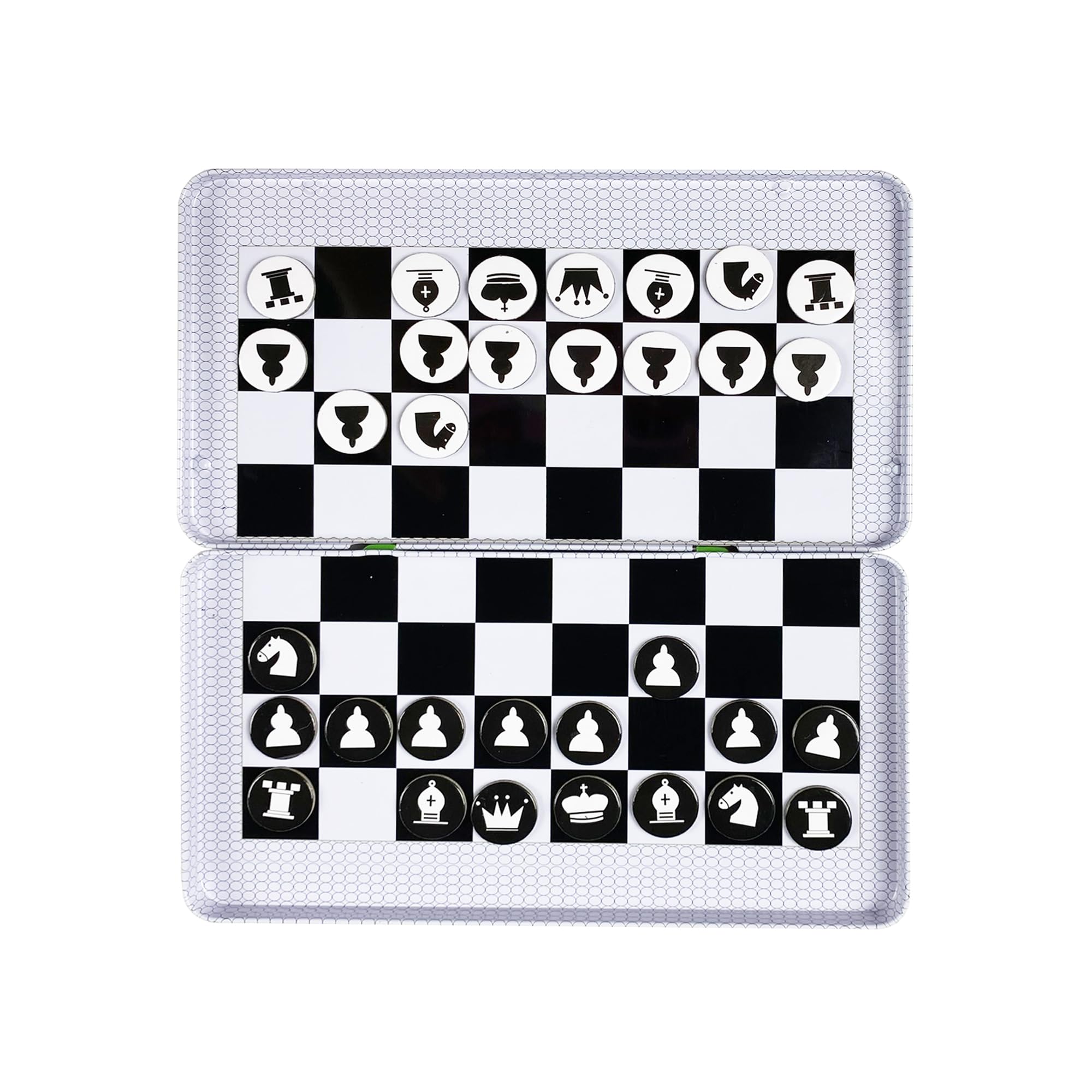 The Purple Cow- Magnetic Chess Game for kids and adults. Travel size, lightweight game for hours of fun - Portable mini game - Ideal for travelling