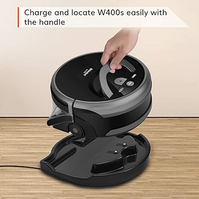 ILIFE Shinebot W400s Vacuum Mop Robot Cleaner, Wet Mopping, Floor Washing  and Scrubbing, XL Water Tank, Zig-Zag Cleaning Path, for Hard Floors only