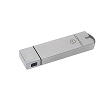 Kingston Ironkey S1000 4GB Encrypted USB Flash Drive On-Device Cryptochip FIPS 140-2 Level 3 Multi-Password Security Options IKS1000B/4GB