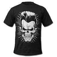 The Psychobilly Skull 3 Rockabilly Men's T-Shirt