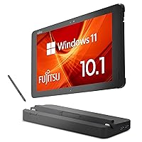 Fujitsu ARROWS Tab Q508/SE Educational Tablet, Windows 11 / 10.1 Type, Atom(TM) x5-Z8550 / Memory: 4 GB / SSD: 128 GB / 1920 x 1080 / Wi-Fi / Bluetooth / Camera Equipped with Genuine Cradle, AC