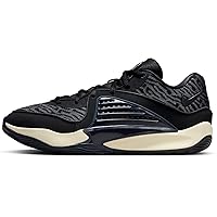 Nike KD16 Basketball Shoes (DV2917-003, Black/Dark Smoke Grey/Coconut Milk/Black) Size 8
