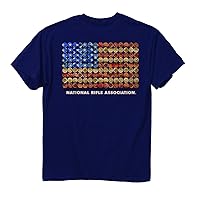 Buck Wear Men's NRA-Shot Gun Flag T-Shirt