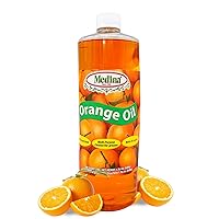 Medina Orange Oil Cleaner & Degreaser Concentrate | All Purpose Cleaner | Orange Citrus Degreaser | Home Outdoor Garden Automotive Use | Oil Cleaner Degreaser for Mopping | Wood Kitchen Cabinet - 32oz