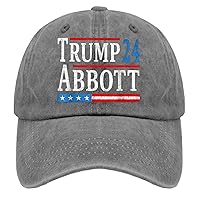 Trump Abbott 2024 Hats for Men Cowboy Retro Trucker Mens Black America Caps Gift Hat Slogan Hat Anime Hat Cap