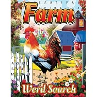 Farm Word Search: 2,000 Words in 100 Puzzles Celebrating Farmers, Fruits, Vegetables and Livestock in this Relaxing Puzzle Book for Adults, Seniors and Kids