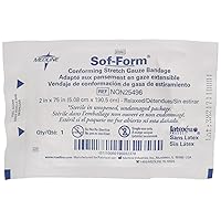 Medline 21732 Sof-Form Conforming Bandages, Sterile, 2