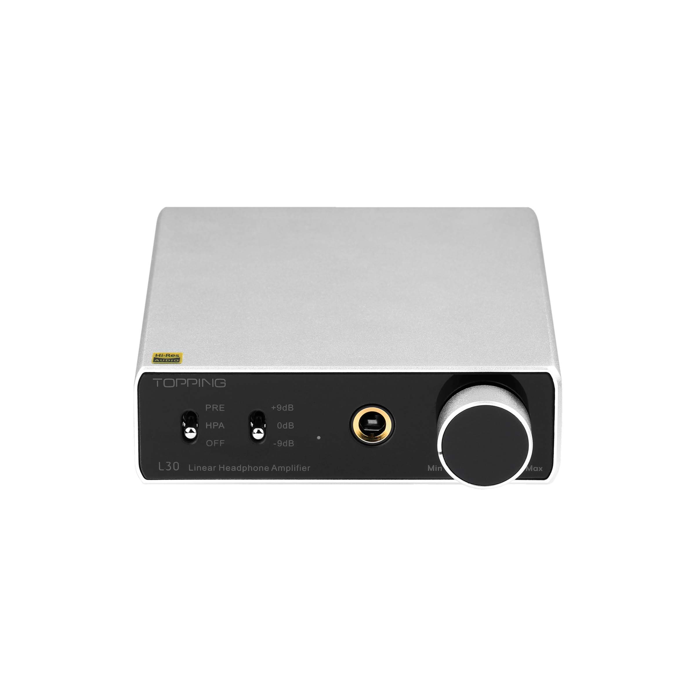 [New Version] Topping L30 Mini HiFi Amp Audio Hi-Res Headphone Amplifier NFCA Preamplifier (Sliver)
