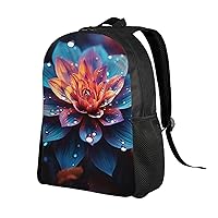 Backpack for Men Women 16.1 Inch Laptop Backpack Beautiful Color Flower Daypack Laptop Bag for Travel