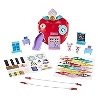 Character Options 07393 Millie & Friends Mouse in The Red Apple Schoolhouse, Collectable Toys, Playset, Imaginative Play, Gift for 3-7 Year Old
