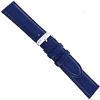 22mm Speidel Navy Blue Sport Calf Genuine Leather Mens Watch Band X-Long 600 010