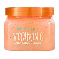 Shea Sugar Scrub Vitamin C, 18oz, Ultra Hydrating and Exfoliating Scrub for Nourishing Essential Body Care (Pack of 2)