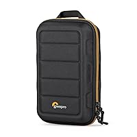 Lowepro Hardside CS 60 Case for Small Drone, Mirrorless Cameras or 2 Action Cameras, 1-2 Lenses, Accessories, 14.00 x 8.51 x 22.71 cm, Black