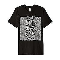 Nerdy Pulsar Waves Unknown Pleasures Earth Science Teacher Premium T-Shirt