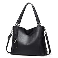 Womens Handbag Top Handle Leather Designer Shoulder Bag Large Lightweight Tote Bags for Ladies