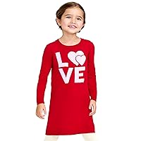 The Children's Place Girls' and Toddler Long Sleeve Sweater Dress