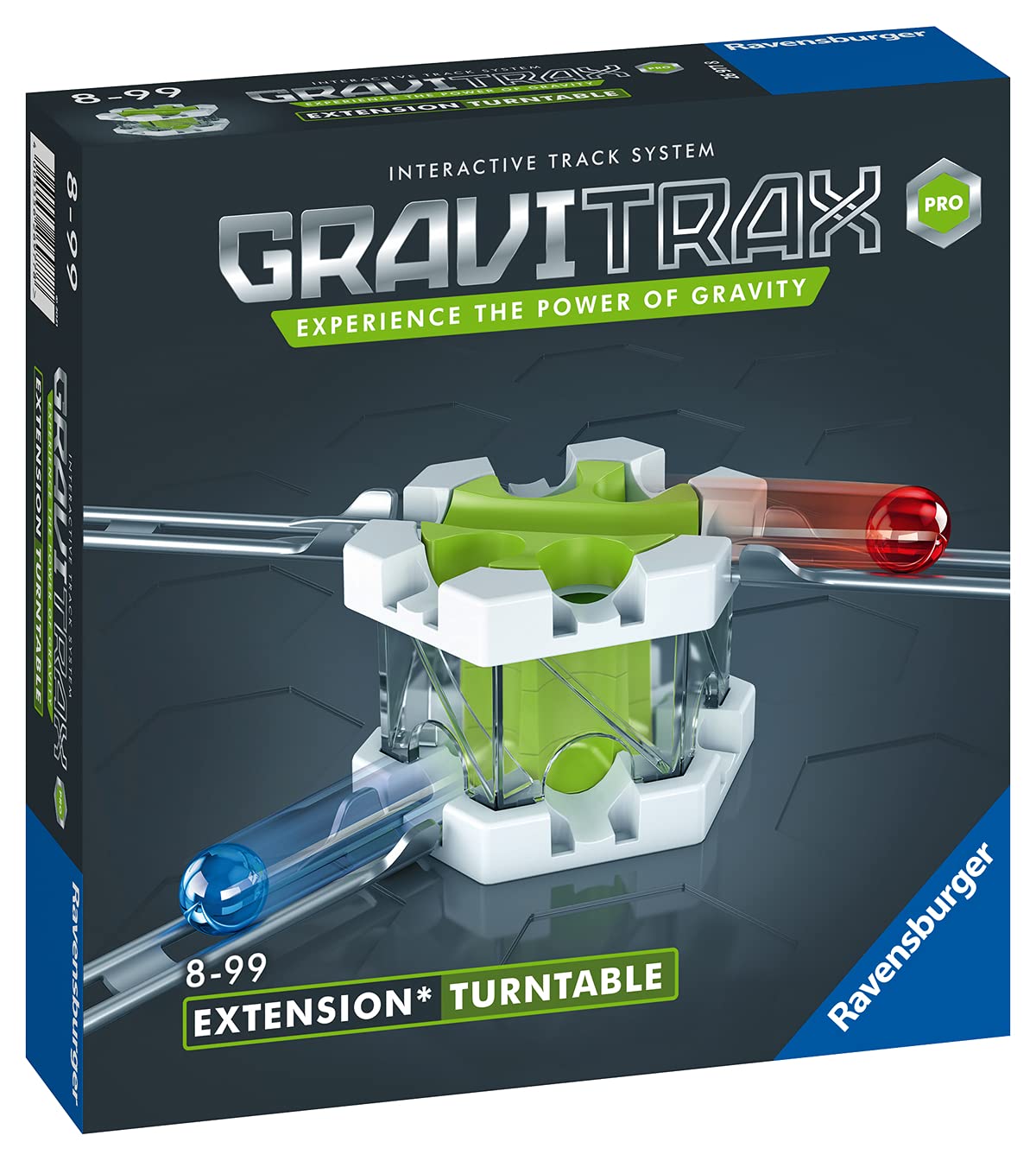 Ravensburger GraviTrax PRO Turntable Accessory - Marble Run & STEM Toy for Boys & Girls Age 8 & Up - Accessory for 2019 Toy of The Year Finalist Gravitrax