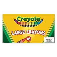Crayola Large Size Crayon 16pk Arts & Crafts Arts & Crafts Bin336 Crayola Llc