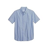 GAP Boys' Short Sleeve Oxford Shirt