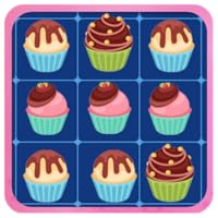 Cup Cake Match-3 Game - Matching-3 Game: Connect Colorful Lines of Cupcake to Solve Hard Levels in this Puzzle Adventure Game