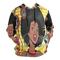 ALAZA Ethnic African Woman Hoody Sweatshirt Sweater Men S